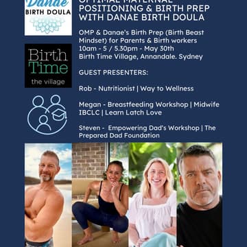 Cover Image for Optimal Maternal Positioning (OMP) for Parents @ Sydney