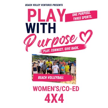 Cover Image for BEACH VOLLEY 4v4 — WOMEN’S + COED