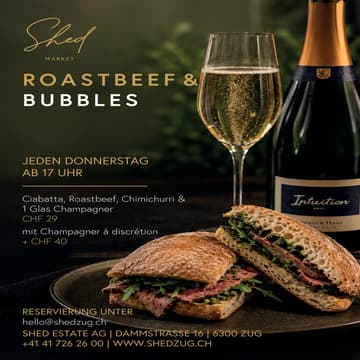 Cover Image for Roastbeef & Bubbles - Afterwork mit Live DJ DIVINE