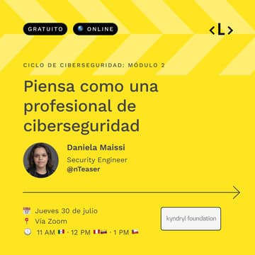 Cover Image for Ciclo de ciberseguridad: piensa como una profesional de ciberseguridad
