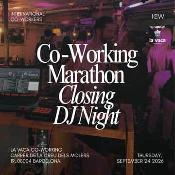Cover Image for International Co-Workers Closing DJ Night 🪩