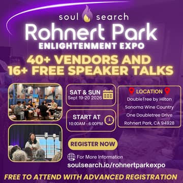 Cover Image for SoulSearch Rohnert Park Enlightenment Expo - Psychic & Healing Fair