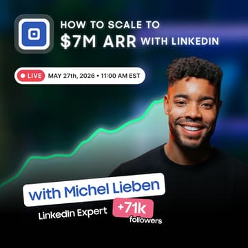 Cover Image for How to Scale to $7M ARR with LinkedIn with Michel Lieben, GTM expert (71k followers)