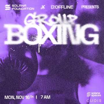 Cover Image for Solana Fitness Zone: Group Boxing | Breakpoint 2026