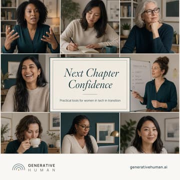 Cover Image for Next Chapter Confidence: Practical Tools for Women in Tech in Transition