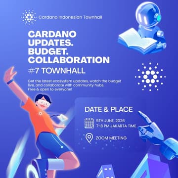 Cover Image for Cardano Indonesia Town Hall #7 – Edisi Juni 2026