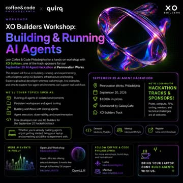 Cover Image for XO Builders Workshop: Building & Running AI Agents