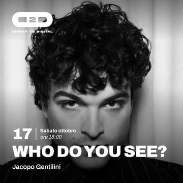 Cover Image for WHO DO YOU SEE? (Jacopo Gentilini)