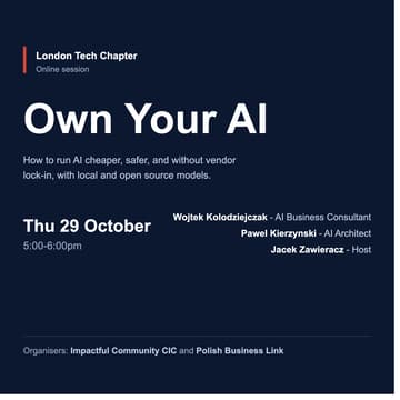 Cover Image for Own Your AI: How to run AI cheaper, safer, and without vendor lock-in