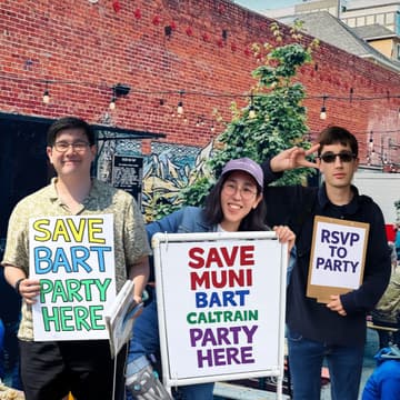 Cover Image for We Turned In Our Signatures For Transit! Party in Oakland!