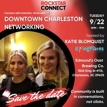 Cover Image for Free Downtown Charleston Rockstar Connect Networking Event (September)