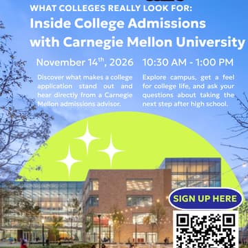 Cover Image for What Colleges Really Look For: Inside College Admissions with CMU