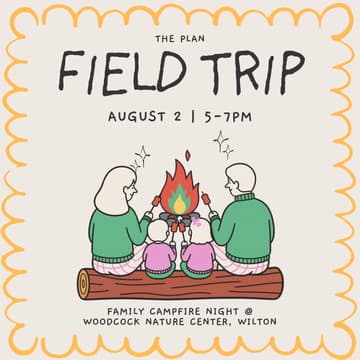Cover Image for Field Trip: Family Campfire at Woodcock Nature Center