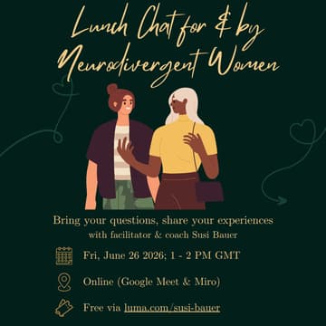 Cover Image for Lunch Chat for Neurodivergent Women (June 2026)