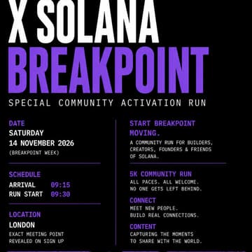 Cover Image for 445 CREW x Solana Breakpoint | Community Run