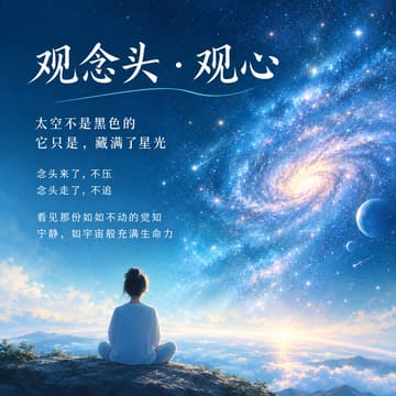 Cover Image for 🧘 观心冥想 🌌 看看你的“内在宇宙”