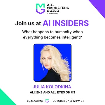 Cover Image for AI Insiders with Julia Kolodkina: What happens to humanity when everything becomes intelligent?