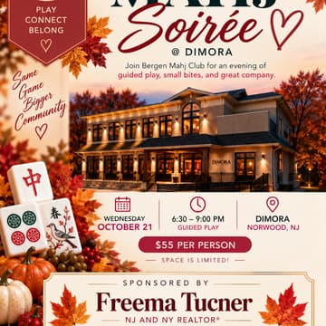 Cover Image for Fall Mahj Soirée at Dimora !