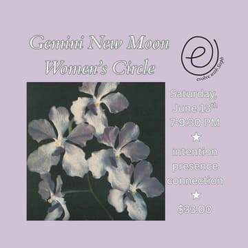 Cover Image for Gemini New Moon Women's Circle