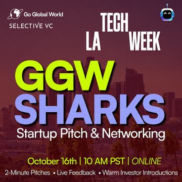 Cover Image for GGW Sharks. AI Founders & Investors - #LATechWeek