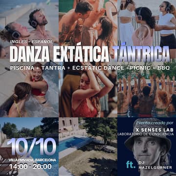 Cover Image for 🎧💃 DANZA EXTÁTICA @ Villa Privada · PISCINA · NATURALEZA · TANTRA · AMIGOS · BBQ 🎠🪩