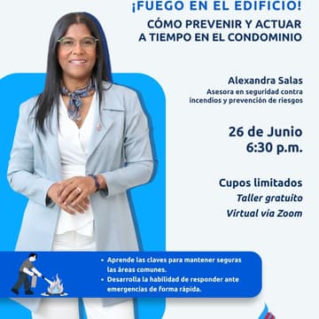 Cover Image for ¡Fuego en el edificio! Cómo prevenir y actuar a tiempo en el condominio.