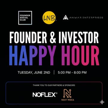 Cover Image for Founder & Investor Happy Hour #NYTECHWEEK