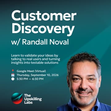 Cover Image for Customer Discovery w/ Randall Noval