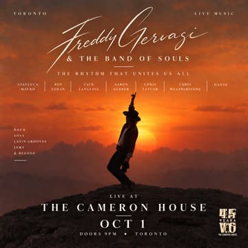 Cover Image for Freddy & The Band Of Souls @ the Cameron House
