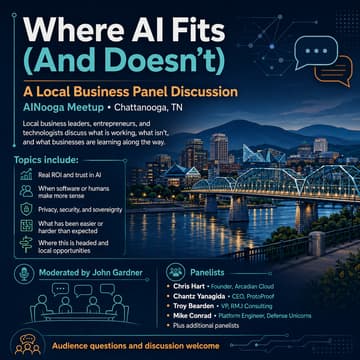 Cover Image for Where AI Fits (And Doesn't): A Local Business Panel Discussion