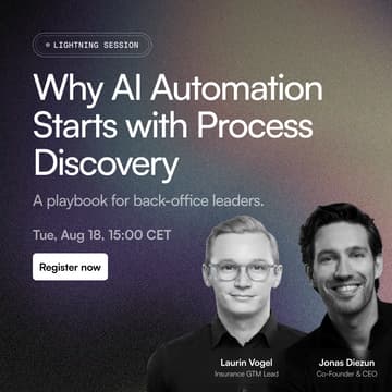 Cover Image for Why AI Automation Starts with Process Discovery