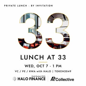 Cover Image for 🥂 Private Rooftop Lunch · VC / PE / RWA with HALO | TOKEN2049
