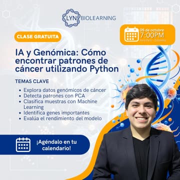 Cover Image for 🔬 ¡Clase Gratuita Online! IA bajo el microscopio: Deep Learning para clasificar imágenes biomédicas