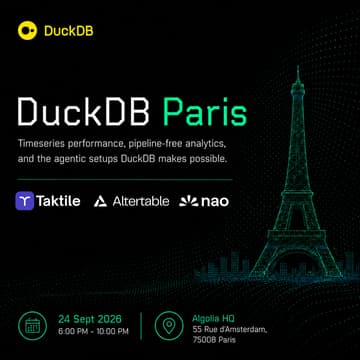 Cover Image for DuckDB - Paris Meetup