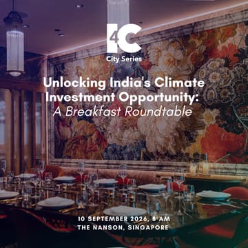 Cover Image for Unlocking India's Climate Investment Opportunity: A Breakfast Roundtable