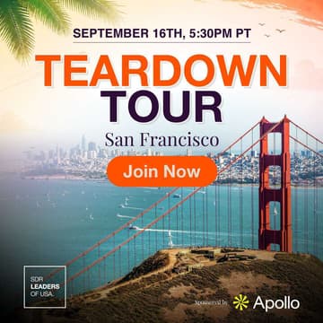 Cover Image for Teardown Tour: San Francisco | SDR Leaders of USA