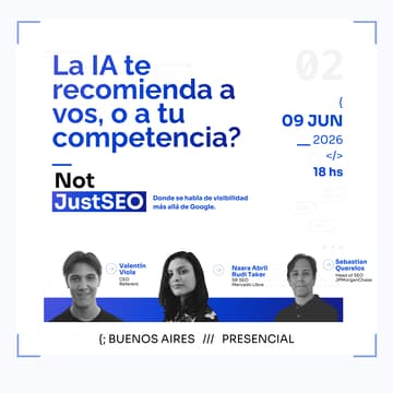 Cover Image for NotJust SEO #2: La IA te recomienda a vos, o a tu competencia?