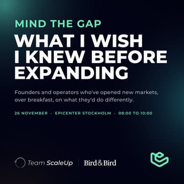 Cover Image for Mind the Gap: What I wish I knew before expanding to new markets