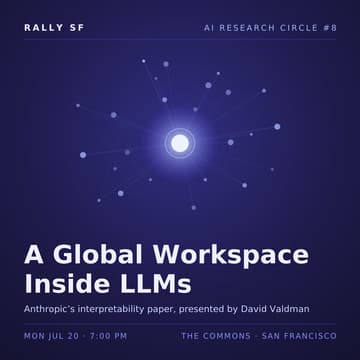 Cover Image for AI Research Circle: A Global Workspace Inside LLMs