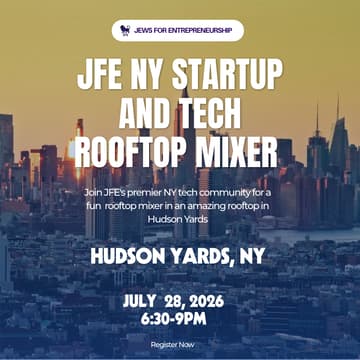 Cover Image for JFE NY Startup and Tech Rooftop Mixer