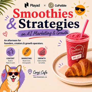 Cover Image for Smoothies & Strategies on AI Marketing & Growth 🧋