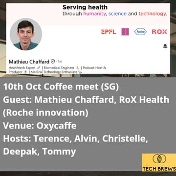 Cover Image for Sat Health & Bio Brews SG (Guest Speaker)