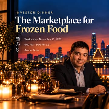 Cover Image for Investor Dinner: The Marketplace for Frozen Food