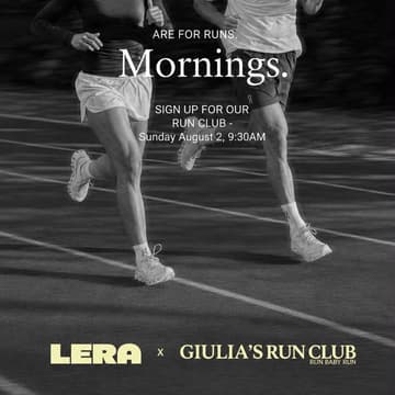 Cover Image for LERA x Giulia’s Run Club