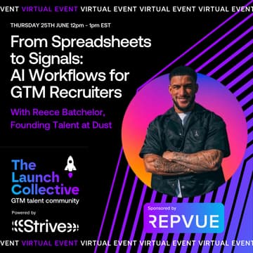 Cover Image for From Spreadsheets to Signals: AI Workflows for GTM Recruiters