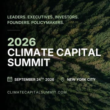 Cover Image for 2026 Climate Capital Summit
