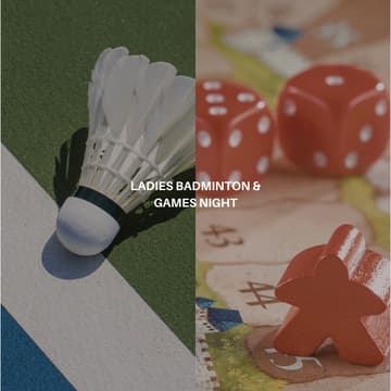 Cover Image for badminton + games night
