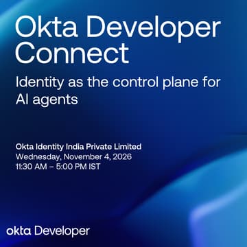 Cover Image for Okta Developer Connect Bengaluru