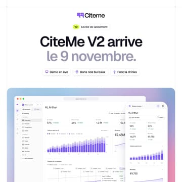 Cover Image for Citeme V2 - Soirée de lancement