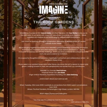 Cover Image for IMAGINE Salon Series with The Roof Gardens
